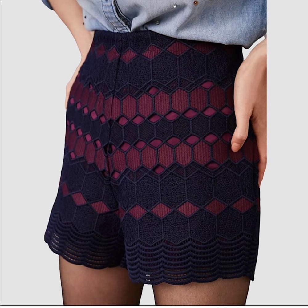✨ Anthropologie Lace Shorts Sz 8